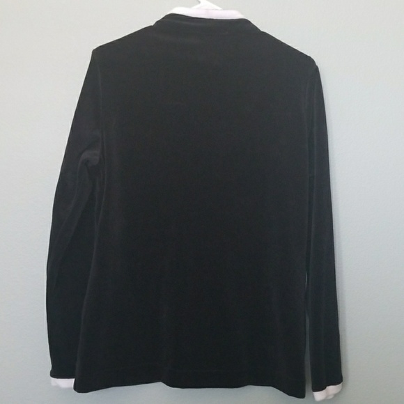 Peck & Peck Classy Velour large Full zip up jacket - Picture 6 of 6